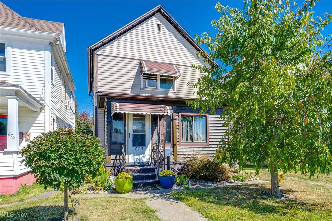 This Barberton duplex has a lower and upper unit plus a full basement. There is a separate back entrance for the upper unit making it convenient for coming and going. The first floor has a nicely updated kitchen, living room, bedroom, and bath. The second floor unit has those same exact rooms. You can access the full basement from the main floor or from the back of the house. The basement has the washer and dryer and plenty of storage space. The furnace, water heater, and roof are 3 years old. There is a 1-car detached garage as well as driveway AND alley parking by the fenced backyard. Rental opportunity amount between $1500-1650/month with both units.