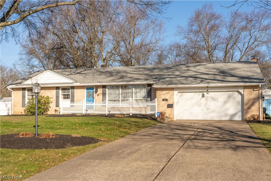 This super clean and well maintained one owner brick ranch home is located in an outstanding Plain Township neighborhood and has room for everyone. Not to mention, it sits on over a half-acre lot with a park-like setting in the backyard! It's also close to the new amphitheater, Oakwood Square and the Glenoak High School campus. This home boasts an updated kitchen with nice appliances, granite countertops and beautiful glazed cabinetry with pantry. The main bathroom includes a nice tile walk-in shower, beautiful granite vanity top and comfort height toilet. Enjoy the large living room and family rooms, both on the first floor and take in loads of natural light in the spacious sun room that includes an abundance of windows and skylights that steps out to the lovely 20 x 20 vinyl deck overlooking the lovely park-like backyard. All three bedrooms have hardwood floors and a nice amount of closet space. You'll also find an amazing and private hot tub room just off of the sun room. The lower level is an entertainer's delight with over 950 finished square feet and includes a beautiful bar area, massive recreation room with gas stove/fireplace and additional finished work space, office or hobby room. You'll also find the large laundry room with newer washer and dryer and loads of storage, including a cedar closet. The two-car garage includes heat, water, utility sink and ample storage. Other features and updates include: New furnace (2022), central AC (2021), sump pump (2023), hot water tank (2016), all new septic line (2021), new skylights, solid interior doors, attached shed/storage, partially fenced yard. Don't miss your opportunity to own this beautiful home!