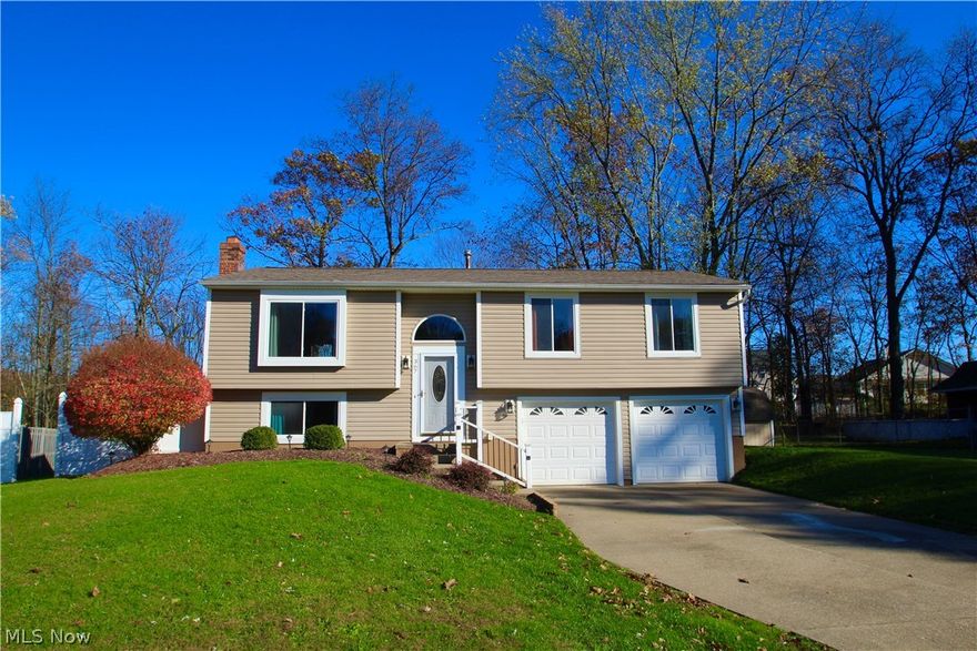 Welcome to this lovely four-bedroom, two-bathroom home nestled on a cul de sac in Brunswick with numerous features both in and outside. With an upper level open concept, this home includes a living room, dining room, and kitchen with plenty of space for cooking and entertainment. Kitchen has stainless steel appliances, beautiful wood cabinets, and ample space for storage. Sliding glass doors from the dining room lead to the second-story maintenance-free deck with vinyl railing & metal banisters that is overlooking the above ground pool and partially fenced peaceful backyard. Three bedrooms and two full bathrooms are located on the main level. Master bedroom includes a master bathroom that has been newly remodeled with luxury vinyl flooring and tile walk in shower. And if that is not enough, make your way down to the finished lower level with a walk-out to the lower level deck and gas heated above ground pool. Lower level includes a beautiful family room with a stone gas fireplace to cozy right in, a fourth bedroom, and laundry area. Not only does this home have a two car attached garage; it also has a shed for any additional storage space needed! You’ll fall in love with this home and the open backyard – it’s a perfect spot to hang out and enjoy your family activities and entertainment. Don’t miss your chance to own this spectacular home. Call and schedule your private showing today!