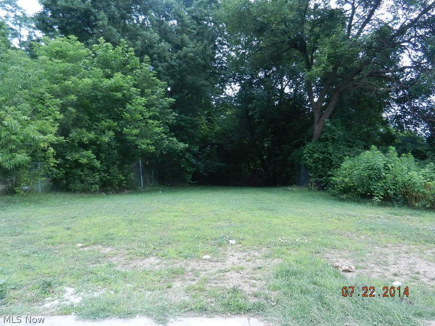Vacant city lot in Akron City School District.  Addendums can be printed from the MLS. Any realty transfer taxes due will be the sole responsibility of purchaser.  This is a Fannie Mae HomePath property.