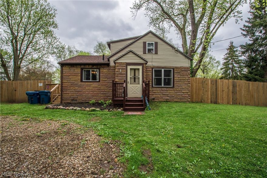 Welcome to this charming cape cod nestled in the heart of Coventry! This lake themed remodeled home is just minutes away from Portage Lakes! This home has two bedrooms, and one full bath. Featuring a large back deck and fenced in yard space perfect for entertaining, this move in ready home is ready to be yours just in time for summer!