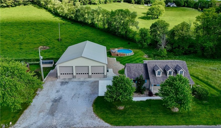 ONLINE ONLY AUCTION 
Ends Tuesday June 25th 2024 at 6:00 PM 

4 Bdrm 2.5 Bath Home w/ Attached Garage | 1st Floor Master Suite and Laundry  
52’x76’ 3 Bay Finished Garage | .92 Acre * Above Ground Pool | Garden Shed
Tuscarawas County | FranklinTwp | Strasburg Schools 

Unique opportunity for truckers, entrepreneurs or hobbyists! This newer well-maintained home has 4 bedroom 2.5 baths featuring fully equipped kitchen, dining room, living room, master suite, laundry and guest bath on the main level.  Upstairs has 3 additional good-sized bedrooms with full bath.  The lower level is open and partially finished ideal for additional living space or storage. Newer hvac, with propane heat and private well and septic.

Conveniently located just outside of town with easy access to SR 250 or I-77 lends itself well to the main highlight of this property, the 4,000 sq ft outbuilding offering endless possibilities. Perfect for a home business, workshop, truck garage, or storage. Built in 2021 garage has heat, AC, and full bath. 1 acre property completes itself with above-ground pool with newer decking.
