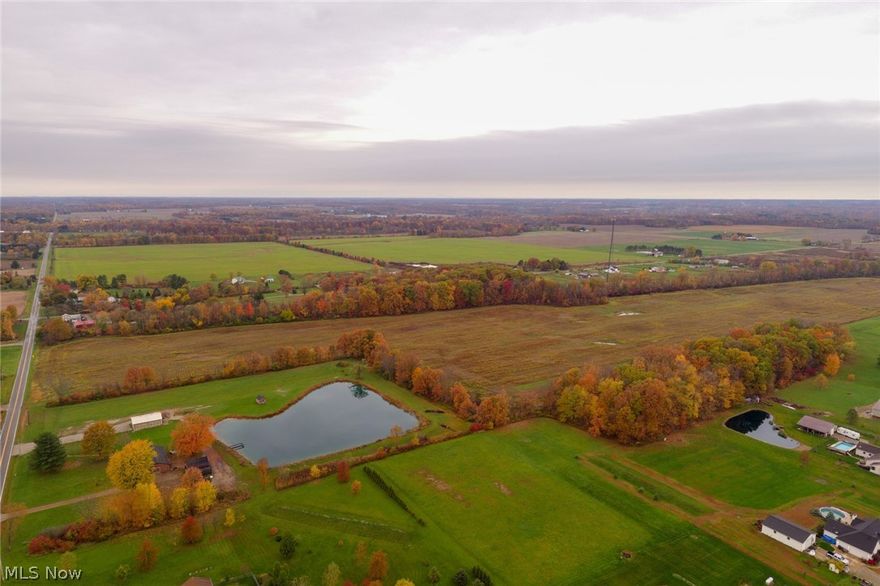 Residential agriculturally farmed land with 3 combined parcels of approximately 50 acres. PERFECT FOR new home development! This property is close to Findley State Park and Charlemont Reservation, with a beautiful development off of McMillan Rd. There is ingress and egress from Dorothy Drive, which runs into this land from the Development, as well as 536' of Frontage on Bursley Rd. There are a total of 3 parcels, which total approximately 50 acres. This gorgeous Property  is lined with beautiful trees and is currently leased annually for farming crops. The farmer would continue while you are getting development planned and zoned or build your dream home, dream barn, horse property or cattle ranch. The 3 parcels are 26.3 + 22.11 + 1.13 acres for a total of just under 50 acres. 536 feet of frontage on Bursley Road and with the 2 depths of the lots have a combined total of 3,313 feet back. GORGEOUS PROPERTY FOR YOUR DREAMS OR DEVELOPMENT! This unique piece of land is conveniently situated