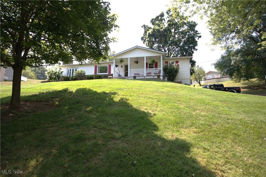 Live in a home  you can love. This thoughtfully designed and well-maintained ranch will give you a feeling of comfort inside and out. The inside features an open concept kitchen, dining and living room. A separate large family room will no doubt be a place for family celebrations or simple impromptu gatherings for friends all accented by a charming fireplace. The main level features 2 walk outs to a patio where you can sit in the quiet and breathe the fresh air. The lower-level recreation room has a bar and a slate top pool table (they both stay). The pool table has a cover you can place over it and then use as a regular table. A half bath and laundry room finish out the lower level. There is plenty of storage room in the generous size 2 car garage. The garage and recreation room are at the same level, no steps between them. The present owner has paid careful attention to making this home a pleasure to live in including a whole house size automatic Generac generator in 2023. Also new in 2023 the HVAC system, electric service panel, range and dishwasher. Make your appointment to check out all it has to offer for yourself with your favorite realtor. New metal roof in 2019.