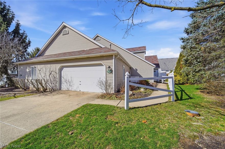 Enjoy low-maintenance living in this spacious condo located in an excellent location just minutes from Fairlawn, with convenient access to shopping, restaurants, parks, and scenic walking trails. This light-filled home offers desirable first-floor living with an open and inviting layout. The large great room features abundant natural light and a cozy gas fireplace, creating a warm and welcoming space for relaxing or entertaining. The first-floor primary suite includes a spacious walk-in closet, while the convenient first-floor laundry adds to the ease of everyday living. Neutral décor throughout provides the perfect canvas for your personal touches. Upstairs, you'll find a versatile loft area along with two additional bedrooms and a full bathroom, offering flexible space for guests, a home office, or hobbies. Step outside to enjoy the private patio and large deck—perfect for morning coffee or outdoor gatherings. Additional highlights include a 2-car attached garage and generous living space throughout. Property is being sold as-is.