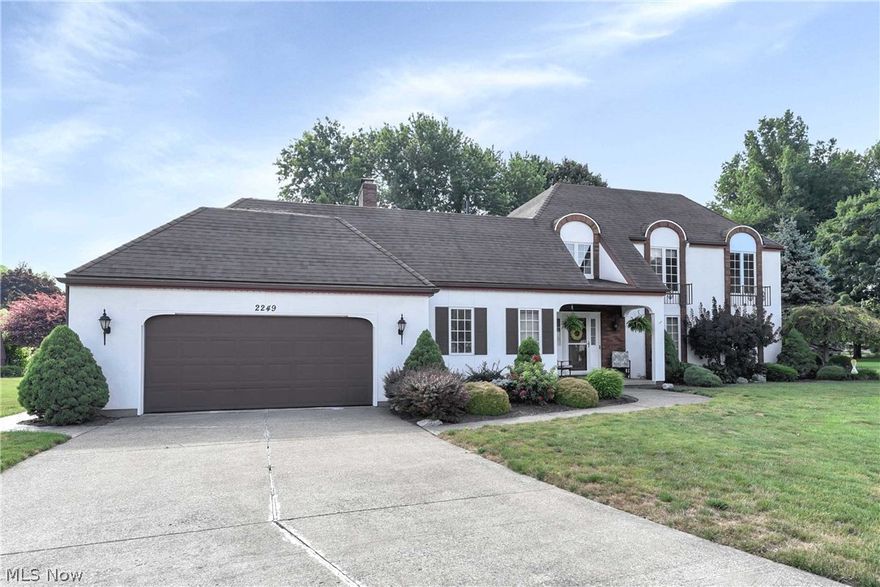 Welcome Home!! One of the best locations in Avon on quiet cul de sac with great curb appeal!! This one family owned home has 4 bedrooms and 2.5 baths and has loads of opportunity for the next family! Large foyer is welcoming and the living room is a wonderful place to gather! There is a nice eat-in kitchen that leads to a family room with a stone feature wall with fireplace and a wet bar!! Large slider doors walk out to a 4 season room. The dining room is conveniently located adjacent to the kitchen. There is a half bath and laundry room that leads to the garage with extra storage room for tools, toys and gardening supplies. The upper level features the owner's suite with bath and large walk in closet. 3 other large sized rooms and a full bath complete the 2nd story. The lower level rec room is huge with room for the whole family !! Nestled on over a half acre in Avon this home has an amazing back yard with stamped patio, your own basketball court, room for your own garden and much mor