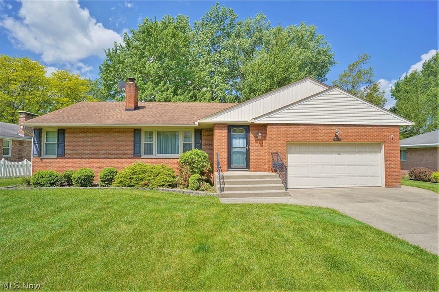 Welcome home to this  ranch in a beautiful Stow neighborhood! This lovely home features a formal dining room with french doors to a peaceful back porch overlooking the beautiful backyard, eat in kitchen, 3 bedrooms and 2.5 baths! The lower level recreation areas are great for entertaining. 
THis lovely home has been owned by the same owners for over 50 years and has been a wonderful family home! 
Call your favorite Real Estate Professional to schedule your showing today!