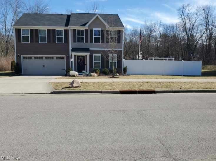 Welcome to this beautful spacious 4 bedroom 2.5 bath home just 6 years young. You will love the spacious open floor plan as you walk in the front door. The Great room gleams with natural light enhancing the soft colors. This opens to the fully applianced stainless steel kitchen with island. The dining area will accomodate a large table as well as the island bar with 3 chairs. Perfect for entertaing family and friends. Step out of the sliding door open to the privacy vinyl fenced back yard with a view of the pond. The pergola in the side yard will stay as well as the two benches and the shed. The convenient half bath and bonus room, could be an office, craft, workout or play room or are located just steps from the door to the spacious 2 car garaage with opener, drain and water. The second floor offers a spacious master bedroom with walk in closet and ensuite bath. The double vanity with 2 sinks has plenty of storage and a double step in shower, too. The other 3 bedrooms are sizea