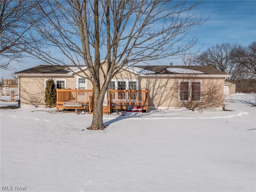 Have you ever wanted the perfect ranch, on the perfect piece of land, with the most perfect characteristics? Well now you can have it!
Situated on 4.37 acres close to town sits your rural paradise. The 32 X 24 foot Pole barn was previously used for horses and has since been
converted into the ultimate man-cave workshop. The newly fenced in acre provides the most ideal and safe environment for any of your
furry or feathery friends(yes, there is a chicken coup!). Don't worry about storing your boat or RV, you have a gravel pad the entire length
of the Pole Barn! Soak in the new above ground pool on warm summer days, or cozy up by the electric heated fireplace on chilly winter
nights. You'll find the owners suite and multiple walk-in closets a rare and convenient amenity in a 1716 square foot ranch. Plus, you have
2 extra living areas right off of the kitchen for whatever your heart desires. So much more can be said about this home so get in fast
before you miss out on this country bliss. Newer: heat pump; 80 gallon water heater; interior floors, above ground pool with deck; wood
front porch; 1 acre enclosed wood fence; shed; concrete; garage door on pole barn; wood burning fireplace in pole barn; and
insulation/walls in pole barn and garage.