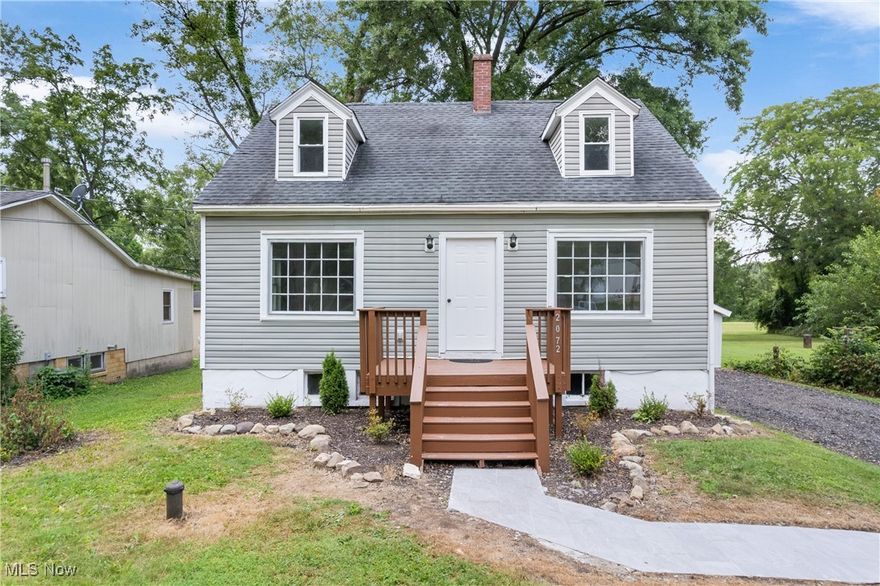 Discover this beautifully updated Cape Cod home in the Norton School District, set on nearly 3/4 of a neatly manicured acre. The seller has transformed this residence from a single-story home, adding a spacious primary bedroom with an oversized walk-in closet and a luxurious bathroom on the second floor. Additionally, the second level includes another bedroom and a loft area. The kitchen and both full bathrooms have undergone major renovations, featuring solid maple cabinet doors and solid state countertops. Much of the first floor now boasts of new wood laminate flooring. All windows have been replaced. The property also includes a newer high-efficiency furnace and central air conditioning. The basement has been recently waterproofed and, although it is not finished, it is clean and dry with great potential. This home is more expansive than it appears in exterior photos—call to schedule a viewing!