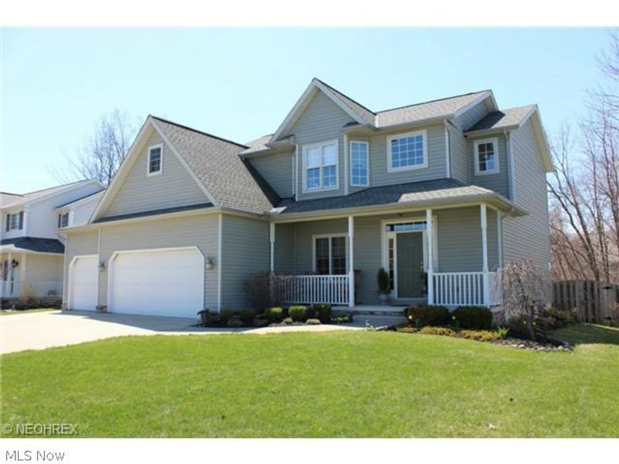 Welcome home to this one of a kind Lake Erie Shores colonial! This 4 BR, 3.5 BA home boasts many great features that set it apart from the rest: 2-story foyer w/oversized closet, family rm featuring a fireplace, recessed lighting, surround sound, a formal dining rm w/crown molding & trey ceiling. Large eat-in kitchen w/breakfast bar, loads of cabinets, extra large pantry & slider to large concrete patio, & deck. A first floor mud room with mounted coat racks and built-ins. The second floor has 4 bedrooms - 3 bedrooms with ceiling fans and a master suite w/full bath complete w/tub, stand-up shower, double sinks & an extra large 12x12 walk-in closet. Enjoy the convenience of the second floor laundry room with built in cabinets, sink & extra countertop space. Full, part. finished bsmnt w/rec room, built-in chalkboard, exercise rm, full bath & plenty of storage space. 3-car gar., fully fenced backyard & 9 ft. ceilings. Private beach access, playground & pavilion. A great place to call home