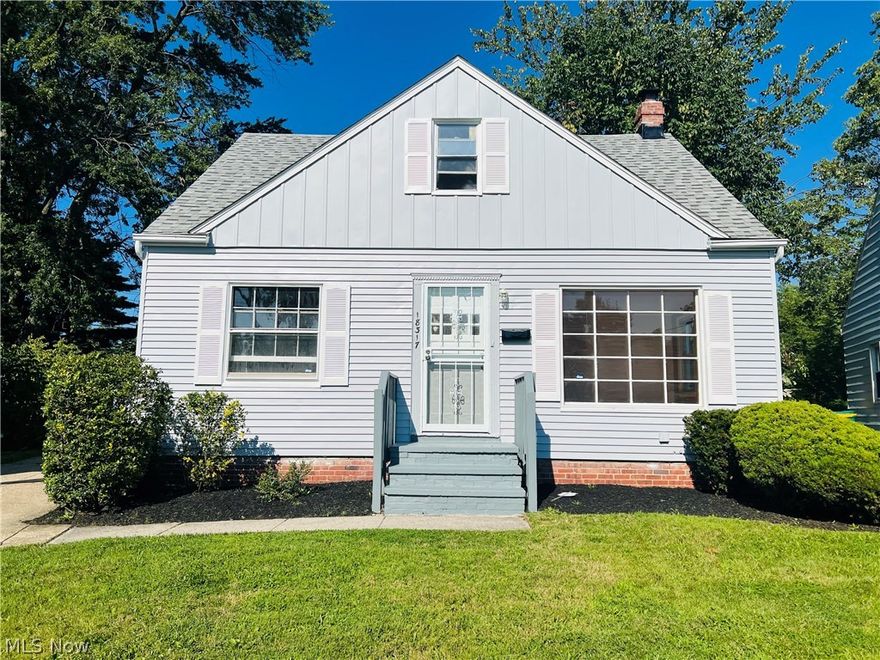 Welcome to this beautiful 3 bedroom 1.5 bath home with a two car detached garage. The first floor has a living room with nice hardwood floors throughout; and a kitchen with new vinyl floors and a tiled backsplash. The first floor also has 2 bedrooms and the newly renovated full bathroom. There is a very spacious bedroom on the 2nd floor with a walk-in closet and plenty of space for storage. The basement has a large rec room with a laundry area, half bathroom and more storage. This home has been freshly painted throughout and has new carpeting. Additional features include a new garage roof, new exterior doors, updated electrical panel, vinyl windows, new vinyl floors and carpet. The home is conveniently located minutes from the highway, schools, local restaurants, and shopping plazas. The home will be POS compliant upon transfer.