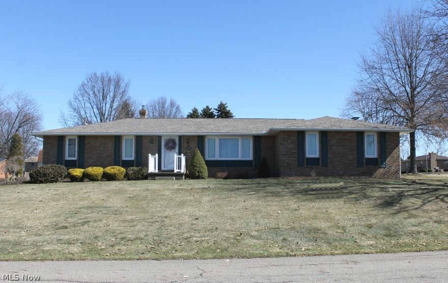 Pride of ownership shows in this immaculate, all brick Louisville ranch. A one owner home, it has been extremely well cared for and is in tip-top condition. The foyer entry leads to a large living room, spacious kitchen with ample cabinets and counter space, & roomy dinette to host friends & family. The family room off the kitchen features a gas fireplace, sliding doors to a 10’ x 25’ patio, & door to 2 car side load garage. There are 3 bedrooms & the master bedroom includes a walk-in closet & master bath w/shower.  The lower level is partially finished with a family room/office/exercise room/man cave…whatever you choose to use it for. There is a large rec room as well. The numerous updates include sliding doors  ’13, roof ’09,  hot water tank ’09, garage entry door ’08, windows ’04, furnace ’02,  & 200 amp electric service.  Basement has been waterproofed & warranty ($40/year) is transferable.  Make this beautiful home yours today!