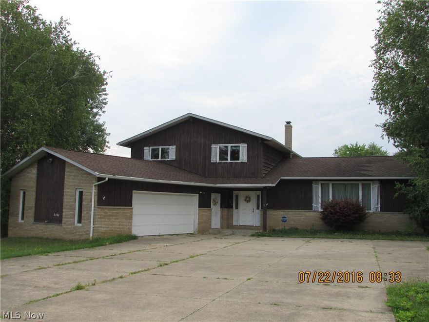 Looking for five+ acres, a stocked pond, an in-ground swimming pool and a large Split level house with good bones?  Have I got the property for you!!!!!   With some updating, you could be in paradise with this property.   The house has 4/5 bedrooms, 3 full bathrooms, a formal living and dining room, a fully applianced eat-in kitchen, a large family room with wood burning fireplace, a first floor laundry room and attached 2.5 car garage.  Off the family room is a large wood deck, a brick fire-pit, a fenced in pool with slide and a Cabana for changing clothes.  This is the ultimate party property.  The basement is huge with 4 separate rooms for hobbies, a work shop, and a finished recreation room.  Come bring your decorating ideas and bring this beauty back to where it once was.  There are four parcels included in this property and 3/4 ownership of the Pond.  There is a list of recent improvements on-line detailing what the TRUSTEE has done in recent months.