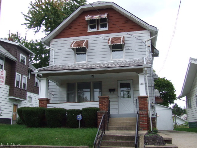Neat-as-a-pin Colonial with large, fireplaced living room with built-in bookcases, formal dining room with window seat and built-in corner cabinet, applianced kitchen with double pantry and eating area, 4 bedrooms, (4th bedroom is in finished attic with closet). Newer windows except living room and dining room. Front porch. Beautiful woodwork. See it today.