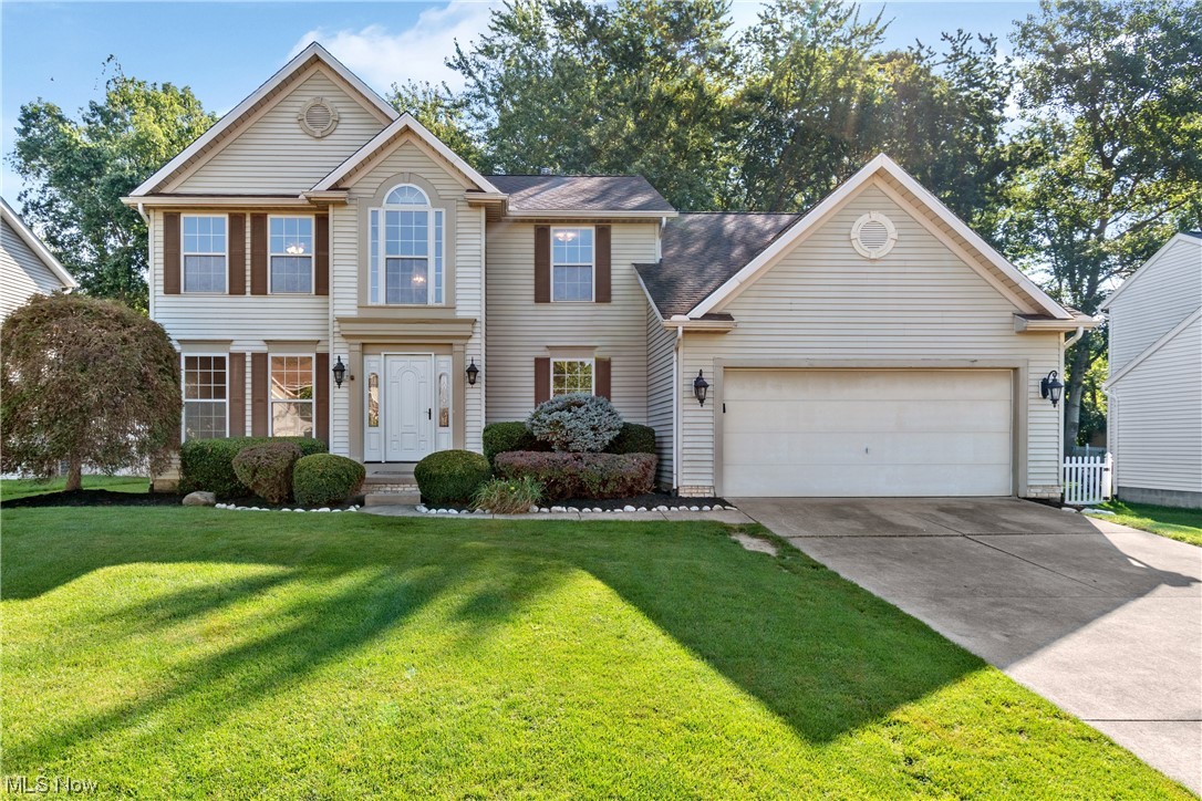 Check out this one-owner, well maintained colonial in desirable Coventry Crossings! As you walk into the welcoming two-story foyer, you'll be greeted with a living room, formal dining room, laundry room, and half bathroom. The large kitchen w/island opens up into the over-sized great room w/ gas fireplace. Head upstairs to a MASTER SUITE w/ vaulted ceiling and attached full bathroom w/ double sinks, soaking tub, and separate shower. There are 3 additional bedrooms and a full bathroom upstairs. PLENTY of storage room in the unfinished basement along with the opportunity to finish it into your dream basement. The whole house has fresh neutral paint and carpet. Large deck in the rear with private backyard. Schedule your private showing today!