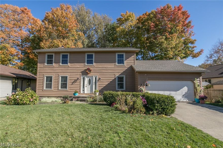 This is a lot of house for the money in Desirable Polo Park Estates! 4 Bedroom Traditional Colonial with Amazing opportunity for a growing family. Spacious Foyer. Formal Living & Dining Rms. Oversize Oak Kitchen with Island Breakfast Bar, Granite Counters & Cabinets Galore! Stainless Steel Refrigerator, Pantry, and Kitchen Appliances Stay. Separate Dinette with Picture Window and Beautiful Outdoor Views. Spacious Family Rm with Sliding Glass Doors and Brick Fireplace. 1st floor Laundry Rm and Powder Rm are conveniently located. Second Floor offers Master Suite w/Full Bath and Walk-in Closet. 3 additional bedrooms share the hall bath. Lower level large basement is ready for storage or buyer can finish for additional living space! Attached 2 Car Garage. Beautiful Perenial Front Garden. Premium Wooded Backyard. Newer Updates Include: Roof (2013), Windows (2017), Hot Water Tank (2013), Granite (2011), Stainless Steel Refrigerator (2017), and Buyer Home Warranty too! Tremendous Space at Val