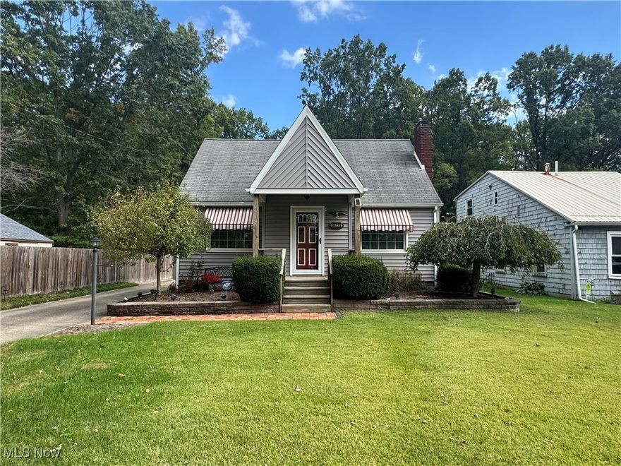 Welcome to 3580 Woodside Dr., where the seller has poured nothing but love into this home for the past 48 years! This 3-bedroom, 2-full bathroom Cape Cod is located in Labrae LSD, is almost 1500 sq. ft. and ready for immediate possession! When you pull up to this home, you'll notice an adorable vinyl sided home, nice landscaping, a quaint front porch and a beautiful concrete driveway! Walk in and you'll be greeted by a living room with woodburning fireplace, a dining room and an updated kitchen with maple cabinetry, hardwood floors and stainless-steel appliances that stay! A full bathroom with new stand-up shower and a bedroom with hardwood floors reside on the first floor as well. A large living area addition off the kitchen is perfect for family gatherings, has a remote gas fireplace and an attached sunroom with new windows that lead out to the 2 car-garage. You will enjoy these fall mornings in the peaceful backyard with 2 pergolas and a privacy fence on either side! Upstairs are 2 additional bedrooms with tons of built-in storage and closet space! There is a partial basement with a full bathroom and stand-up shower, laundry area, workbench and waterproofed crawl space (2024). Other updates include A/C (2023), Range & Refrigerator (2023), newer Hot Water Tank, & updated Electric (2013). Don't miss out on this one!