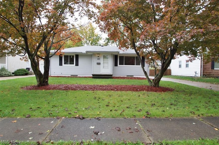 Completely remodeled 3 bedroom and 1.5 bath ranch home. Approximately 1,375 sf of living space. Remodeled in October 2016! Newer windows, exterior doors, flooring, lighting and plumbing fixtures throughout. Updated electrical and plumbing. Interior freshly painted in neutral tones. Kitchen and dinette area have ceramic flooring. Access the back yard from the kitchen and dinette. Kitchen cabinets, counters and tile back splash have been replaced. Kitchen pantry. Stainless steel appliances stay. Bathroom has ceramic flooring and has been completely updated. Lower level has also been freshly painted and features a large recreation room, office, half bath, spacious laundry room with electric dryer hook up and lots of additional storage. Blinds stay. Fenced in back yard. 1-car garage with opener. Close to Rt. 8 and Cuyahoga Valley National Park.