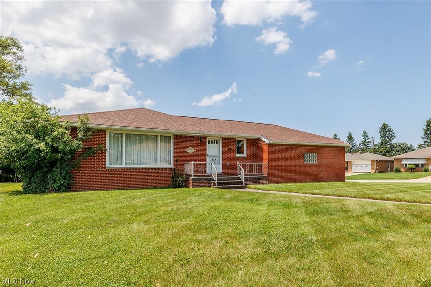 Enjoy easy living in this rare all brick 3 bedroom Ranch! The one owner residence features a spacious living room & dining room, perfect for entertaining. Nice large kitchen with tons of storage and counter space for that gourmet chef. First floor laundry room.  Nice yard for entertaining or relaxing. 2 car attached garage. Schedule your tour today!