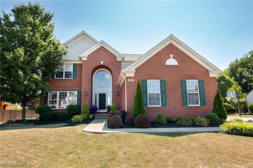 Wonderful Colonial home in the desired Highland Park neighborhood is certain to impress!  Located on a premium lot overlooking the park provides beautiful views all year long.  Open floor plan compliments today’s lifestyle.  2 story foyer.  Spacious kitchen with hardwood floors, island and stainless steel appliances opens to step down family room with high ceiling and fireplace.  Formal living room or home office / den with French doors.  Formal dining room.  Master suite offers vaulted ceiling, large walk-in closet and glamour bath with double vanity, soaking tub and shower.  2nd floor laundry offers great convenience.  Finished basement with large recreation room, exercise room and loads of storage.  3 car attached garage with loads of extra built in shelving for storage.  Deck and brick paver patio provide the perfect place to enjoy the outdoors.  Newer furnace, central air and hot water tank.  Highland Park offers pool – walking distance, clubhouse, tennis courts, playground and wa