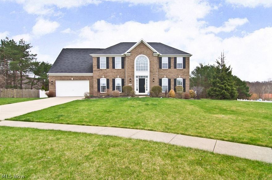 Move right in to this 4 bed 2 ½ bath colonial located on a private cul-de-sac lot in Brunswick’s Southpointe subdivision.  As you enter this magnificent home you will pass through two-story foyer & walk into the kitchen complete w/ center island, pantry & stainless kitchen aid appliances, all open to the morning room w/ floor to ceiling windows & family room accented by gas fireplace.  The 1st floor also features a separate dining, living & laundry room complete w/ LG washer & dryer. French doors mark the entrance to the spacious master suite featuring a tray ceiling, his & her walk-in closets, bath w/ soaking tub, shower & dual sinks.  Entertain guest on large deck or stamped concrete patio all overlooking private fenced yard complete w/ sprinkler system & fire pit.  The basement of this home is awaiting completion with 2x4 walls & wiring already finished.  Extras included, storage shed, new exterior doors, security system & new AC in 2014.  Call to set up appointment today!