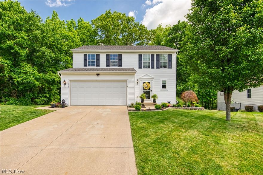 Welcome home to 3301 Hidden Brook! This wonderful home sits in a beautiful setting overlooking a peaceful wooded area and creek. Inside you will find an open area living concept featuring the family room with a stone gas fireplace, dining area (with sliders to the deck) and the kitchen with large pantry. There is a drop zone off the garage and a half bath that complete the first floor. Upstairs we have 2 bedrooms and a full bath along with a second floor laundry room. The master suite has a huge walk in closet and a private full bath. The finished lower level has another full bath and large living area for multiple uses! Out back there is a nice sized shed for additional storage too. Check it out today and make it yours!