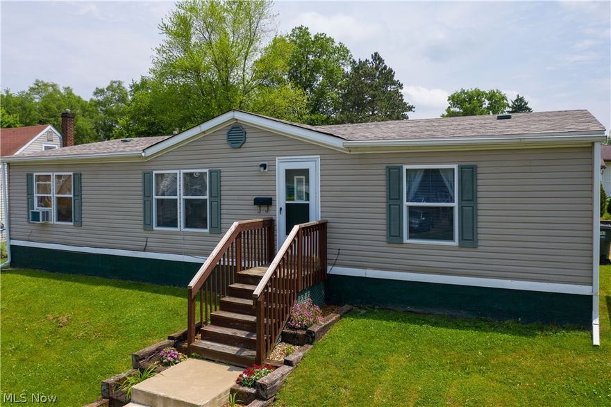 Beautifully maintained 3 bedroom & 2 full bath stand alone manufactured home surrounded by well kept Single Family Homes located at 1344 Johnson St SE Massillon OH 44646 on a beautifully placed corner lot with long driveway. Easy to get to expressways, eateries, shopping & entertainment yet rural enough to feel like your own oasis! Ready to move into, just start packing.....brand new dimensional shingled roof! Storage shed for your fun stuff and fenced back yard for  your pets! Great layout with gorgeous Kitchen with plenty of storage cabinets and eat at island & plenty of room for table. Master bedroom and en suite full bath on one side that includes separate shower & tub with 2 additional bedrooms & full bath on the other side! Great morning sun and very inviting! Don't miss this opportunity, call your favorite real estate professional for a private viewing appointment today! Call to receive link to virtual tour.