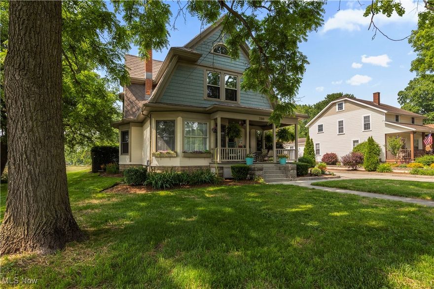 ** The seller is offering a $15,000 credit at closing with a qualified offer. This credit can be applied toward the buyer’s choice of decorative changes, closing costs, or other expenses, giving flexibility to make this beautiful home their own.**

This early 1900s home sits on nearly an acre of lush landscaped grounds. Lovingly maintained by the same family for over 50 years, it offers timeless character with thoughtful updates throughout.

Designed for multigenerational living, the property includes a spacious main home with finished attic and finished basement space, a large detached garage with a temperature-controlled flex room (ideal for a pool house or hobby space), a guest apartment with two bedrooms and bath, and a beautifully maintained inground pool perfect for gatherings.

Enjoy the inviting front porch before entering an interior rich with restored woodwork, featuring a welcoming entryway with built-in bench and cozy library. The main level offers a family room, an eat-in kitchen with custom cabinetry and granite countertops, a full bath with laundry, and a living room currently used as a music room with a gas fireplace.

Upstairs are three comfortable bedrooms, a full bath, and access to the partially finished attic playroom. The basement adds 677 sq ft of living space with a rec room and separate office. Outdoors, the 16' x 32' inground pool includes a newer liner, heater, solar cover, and all equipment. A gazebo and storage shed add charm and function.

The 24' x 28' detached garage offers versatility with a heated 16' x 23' flex space that could double as a pool house. Above it, a finished apartment includes a kitchenette, living area, one bedroom plus potential second bedroom with access through the first, ideal for guests or extended stays.

Recent updates include a new roof (2023), AC under 10 years old, and two hot water heaters. View the 3D Matterport tour with floor plan and schedule your showing today.