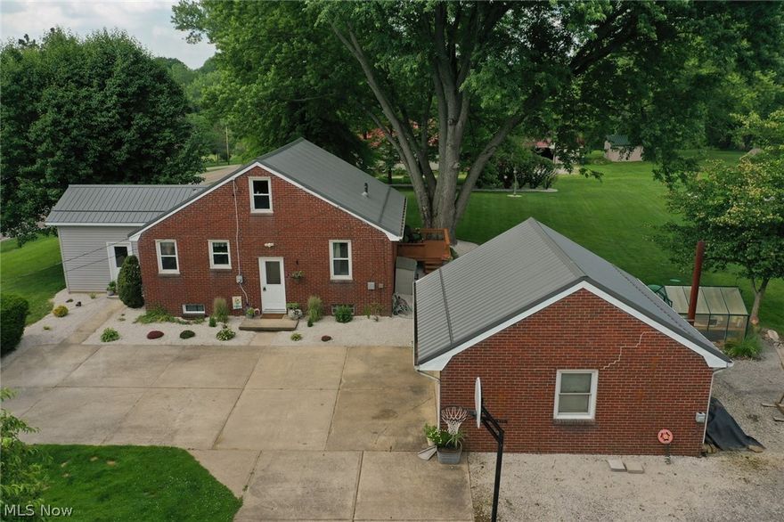 Welcome to this beautiful and charming brick ranch with a new dinette addition. The home has 3 bedrooms 1 bath 2 car garage. Approx. 1.7 acres with well and septic inspected. The Property has a new rood new and newer windows, new carpet and flooring. Newer AC, New furnace and new water tank. Nicely painted throughout and ready for a new owner to enjoy the large and relaxing backyard.