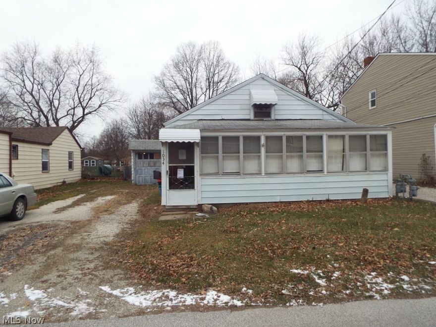 Unlimited Potential!!! Stop by and see the potential in this property. This property has a single family two bedroom 672 square foot bungalow on the front of the property and an 860 square foot  2 bedroom ranch on the back of the property. The front home has an enclosed porch and the rear home has a front deck. The property also has a storage shed on the property. The property is being sold as is/where is.