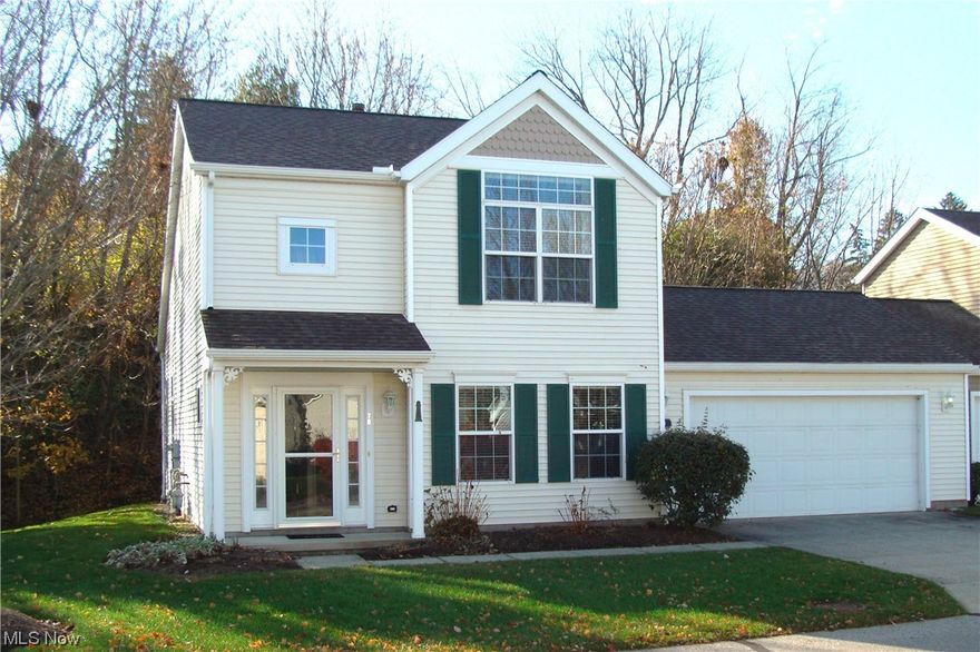 Tranquility and comfort townhome cluster home in Brighton Bay. This two story home offers a convenient layout of first-floor living with a sizable bedroom and bathroom all on the main level. The kitchen is fully applianced offering abundance of cabinets and updated granite counter tops,  The laundry room is conveniently off the kitchen with easy access to your attached two car garage.  The Main floor is prefer for entertaining with its spacious dinning area and two story living area with tons of natural light. Completing the main floor are sliding doors opening up to a private patio area overlooking a wooded back yard.  Upstairs you will find more comfort and privacy with a very expansive bedroom with cathedral ceiling and two large closets. a second bathroom and a the third bedroom.  70 Mallard Point Dr. offers many updates, granite counters in the bathrooms with comfort height toilets, 2023 refrigerator and microwave. Storm door with a retractable screen. LVP flooring (2015) in the kitchen, dining and laundry room. Don't miss out on this opportunity to make this condo your new home.