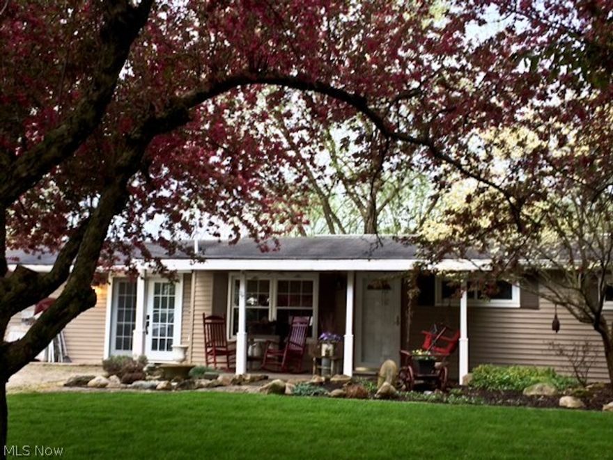 Nestled neatly between Aurora, Streetsboro, and Kent, this charming Shalersville ranch has been well-maintained, upgraded, and has added living space. Fenced-in backyard (privacy on 3 sides) includes a 14 x 16 super shed on a concrete foundation with electricity. Stainless Steel Maytag fridge and SS Frigidaire range stay (both 2011), as do the A/C window units. Tons of upgrades for you, including a Carrier furnace (2015), all interior doors replaced (2015), 100 Amp fuse box (2014), new carpets (2014), Great Room addition in 2013, water lines replaced (2011), hot water heater (2010), Windows replaced (2006, except kitchen), Bruce hardwood flooring in family room (2005), all other hardwood original and impeccable, roof in 2001. Relax on your front patio with calming, custom landscaping, or enjoy your large back yard with room to play, and entertain your guests. This home features many updates and has been very well cared for. Come and make this your new home!