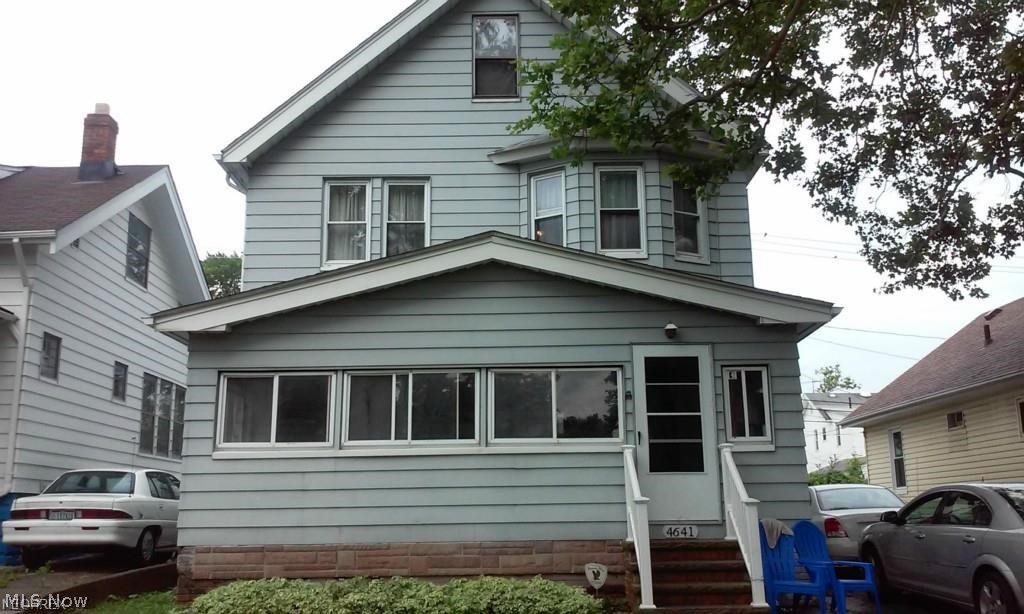 Location, Location, Location. Easy access to all major freeways and just 7 minutes to Downtown Cleveland. . Fireplace in the living room … parquet flooring in living room and dining room with built-ins. Large eat-in kitchen – great for the cook in you! Replacement windows in many rooms and glass blocks in the full, unfinished basement which has been waterproofed. Updated electrical panel, furnace, plumbing and ½ bath in the basement. Need more space? Finish the floored 3rd floor walk-up or the basement and spread out! Enjoy the enclosed front porch and fenced in yard. POS on order - great option for first time home buyer or investor.
