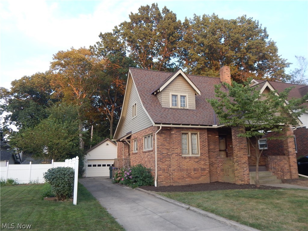 Great Opportunity to own in Cuyahoga Falls near downtown and High School, Well established area with many near by conveniences.
Nice hardwood floors, updated kitchen with newer appliances. Character and charm throughout the home. First floor bath features full size
shower, second floor updated bath features tub. Nice size front porch for relaxing days, oversize DT two car garage.
Rec. Room in basement needs a few TLC touches. With a little equity sweat and TLC this can be the best charming Value in town.