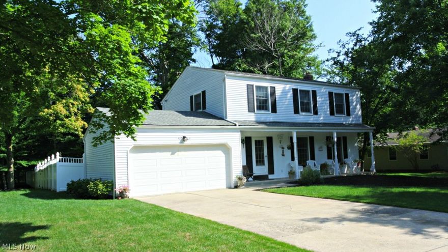 Beautifully updated & remodeled 4 Bedroom, 2.5 Bath Colonial. Private, deep-wooded lot - fully fenced backyard with stamped concrete patio. Spacious custom Kitchen is stylishly equipped with new cabinets, quartz counters, stainless steel appliances, sleek ceiling fan, & laminated wood flooring (2012). Replacement Andersen windows! Tear-off roof 6 years old. New electric box (2012). Freshly painted interior with newer trim and doors! Hardwood floors in Living Room and all 4 Bedrooms. Master Bedroom floor just refinished. Newly remodeled Master Bath (August 2014). Absolutely move-in condition! No major updating needed here! Brecksville-Broadview Hts. schools.