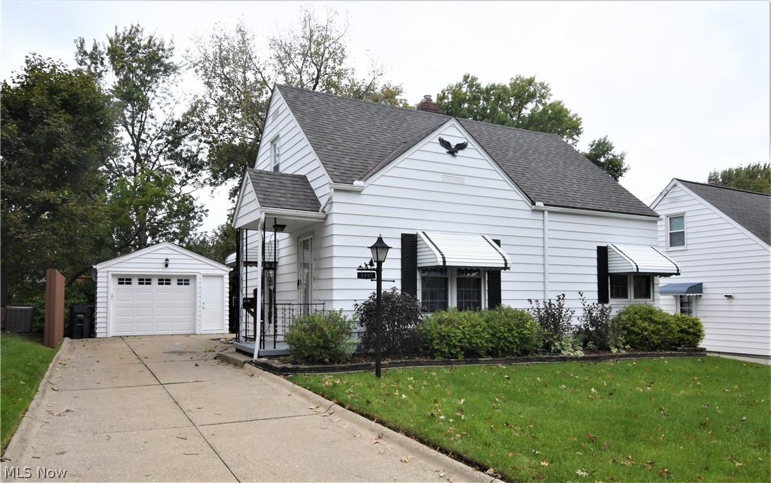 Wow!! This 3 bedroom Cape Cod is ready to move into today. The home features 3 bedrooms and 1 bath. The kitchen has been completely updated with new cabinets, sink, dishwasher, garbage disposal, countertops, lighting & flooring.(2018) The bathroom has new sink, vanity, bathtub, mirror, lighting, and flooring. Freshly painted throughout. New carpet in living room, hallway, bedrooms and hallway. Remodeled staircase to the 2nd floor bedroom where you will
find a large room for a master bedroom or flex space or office. Full basement is spotless and offers a recreation room, separate laundry area and storage. Fresh neutral color palette of pale gray and white woodwork. Beautiful landscaped backyard with large deck. Close to everything including new shopping, dining and Cinemark Theater, Valley Vista just down the street. Call for your private showing.