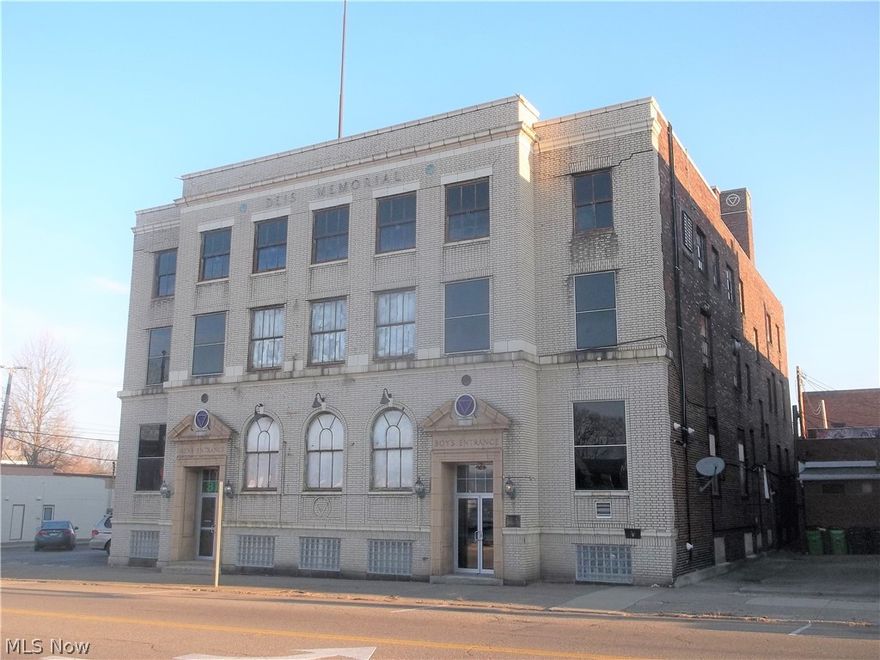 Online Only Ending Wednesday January 26, 2022 starting at 6:00 PM - Real Estate: Absolute Grand downtown Dover commercial building sells online only to the highest bidder. Built in 1927 former YMCA with 59 X 59 gymnasium and original swimming pool. Remodeled lobby area with large service counter – 2 stone fireplaces & large waiting area. Most recently, building was used as laser tag/youth center. Lower level as gaming area. 1st level as lobby area. 2nd level as gymnasium and boarding rooms. 3rd level as gym balcony and former boarding rooms. Approx. 25,000 sq. ft. total. Recent upgrades include newer furnaces/electric/smoke alarms/fire pull system. Alley bound lot with off street parking. Building potential is only limited to buyers creativity and imagination! 

Terms: 10% non refundable deposit down day of sale. Balance due at closing. Sells with no financing contingencies. Sells as is to the highest bidder. Any desired inspections is buyer’s responsibility & must be completed prior