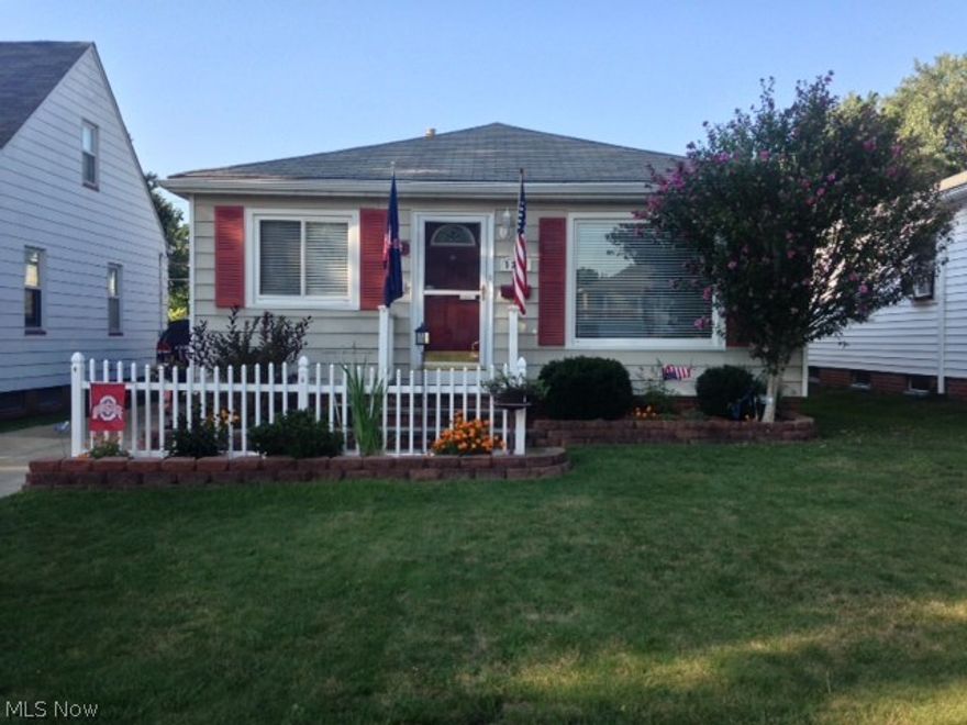 If your family is searching for the “white picket fence” dream home—look no further than this Move-In Ready Parma Ranch. Ideal location on a street that ends @ Metroparks, in a well-established neighborhood, and w/ very close highway access. This 3 bed 2 full bath property features character & charm w/ beautiful picture window & gas fireplace in the living room, wainscoting in the hallway, & arched entryways & crown molding featured on the main floor. Added bonuses include a sound system thruout the house & glass block windows w/ vent. All appliances stay in the eat-in kitchen w/ pantry & breakfast bar. The bathrooms exude elegance & style-main floor bath has bead board & pedestal sink w/ storage, downstairs boasts a glamour bath w/ soaker tub & vessel sinks w/ custom tin backsplash. The full finished basement contains wet bar in the rec room perfect for lounging, bonus room, & grade 2 laminate flooring. Updates include garage roof 2009, chimney relined, AC & heater 8 yrs ago, & window