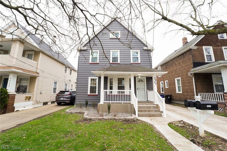 Calling all investors, experience Cleveland living at its finest in this beautifully updated duplex. The bathrooms, kitchens, floors, roof, windows, new exterior and interior paint, new gutters, new driveway, new electrical and plumbing, new furnace, were all replaced and updated winter 2023. Private fence will be installed March/April2024. Central air will be install April 2024