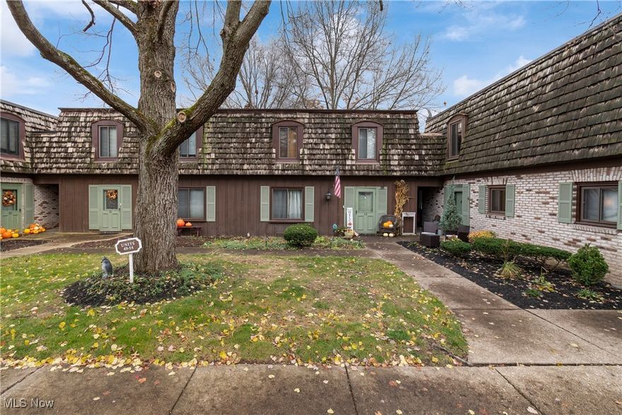 You will love this 2 Bedroom 1.5 Ba condo in the beautiful and peaceful Granger Lake community with its charming architecture and park-like setting. This unit has been newly renovated throughout.  Updates in 2024 include remodeled kitchen featuring refurbished cabinetry, solid surface countertops with custom backsplash and under cabinet lighting, sink and faucet, flooring, and newer appliances. Off of the kitchen is the 1st floor laundry with washer and dryer. Large living room leads to the rear patio. Renovated half bath off of the kitchen. Upstairs you will find 2 large bedrooms and also a large walk-in closet as well as the fully renovated full bath with new tub/shower unit and large linen closet. The entire unit is freshly painted and all of the flooring has been replaced with new carpet and luxury vinyl flooring. The windows have also been updated. This unit includes one garage parking space as well as a storage closet in the garage for additional storage.  Light and bright neutral finishes just waiting for your personal  touches.   You will defiantly enjoy this community featuring a 16 acre stocked lake for fishing, swimming, and boating, walking trails, tennis courts, and a community clubhouse.