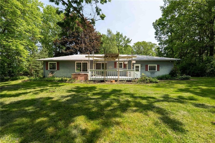 This Doylestown ranch checks all the boxes—updated, low-maintenance, and full of potential.

The 3-bedroom, 1-bathroom layout features an open, functional floor plan filled with natural light. Hardwood floors extend throughout the home, while the kitchen includes tile flooring and oak cupboards and drawers that add warmth and character to the space.

Recent plumbing updates and a completed septic inspection offer added peace of mind. The full basement has been recently dry locked, providing a clean, dry area with the opportunity to finish or use for storage.

Outside, the spacious backyard features a pergola-covered deck—ideal for relaxing or entertaining.

Located in the Chippewa Local School District, this home offers a well-rounded combination of comfort, thoughtful updates, and long-term potential.