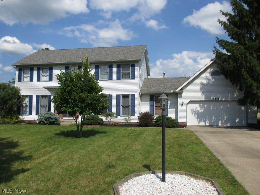 STOP!  This is a great home for the money!  And wait until you see the setting!!  Imagine sitting on your deck and looking out over the pond.  Picture perfect! Plus there's a great big backyard, and a fenced area so you don't have to worry about little ones.  There's nothing available in the price range that has this setting!  Lots of big money improvements have been made:  The roof shingles were new in 2007, and the furnace was new in 2010.  Plus, the refrigerator, dishwasher, gas dryer and water softener were all replaced in the last couple of years.  Extras include a big family room with a fireplace and a bay window that overlooks the neighborhood pond!  There's a first floor office and laundry room!  The basement has been finished and includes a huge 22 x 24 foot recroom, an 11 x 11 foot sewing or craft room, and plenty of storage space with built in shelving.  For added peace of mind there is a home warranty!  Don't miss this one!