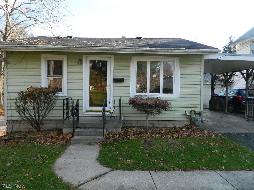 3 bedroom 1 bath with 2.68 acres located on a dead end street. Interior Features include- Some hardwood floors, dining room, full walk out basement, enclosed porch, some updates have been done. Exterior Features include- paved driveway, car port, 2.68 acres and more! Property is being sold AS-IS.