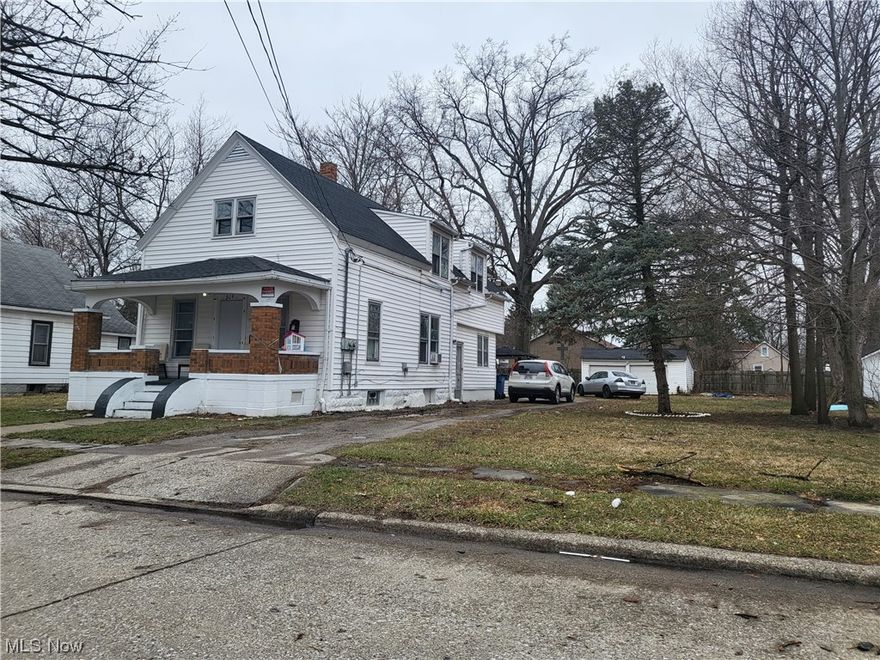 Twice as Good!  Up and Down Duplex can be a great opportunity to produce a steady income.  Large lot,  inviting front porch, newer second level stair access, detached two car garage, conveniently located for easy access to major highways and so much more.  For a profitable future call TODAY!