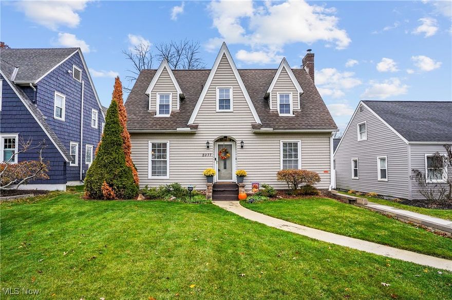 This warm and inviting Cape Cod home has been thoughtfully updated with beautiful custom woodwork throughout—including stunning wood-accented ceilings and updated oak and black walnut staircase, truly making a statement. The bright, eat-in kitchen has been tastefully refreshed with quartz and concrete countertops and fresh paint, offering the perfect blend of style and functionality. The full bath features a freshly reglazed tub and updated plumbing for peace of mind. Additional improvements include a newer roof, windows, and siding, ensuring long-term comfort and efficiency. Cedar floors add character and charm, while the included washer and dryer provide added convenience. Full of personality, craftsmanship, and modern touches, this home is ready for its next chapter. Don’t miss the chance to make it yours!