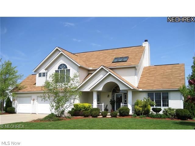 Tired of the city rat race and need that small town feel to come home to? This 4 bedroom, 4 bathroom (2 full, 2 half) Colonial with a 3 car garage is just what you're looking for! The covered front porch leads to a fantastic 2 story foyer which greets you upon entry. Living and dining rooms with vaulted ceilings give the rooms an open feel. Several skylights throughout the home add natural lighting. Home has two wood-burning/gas log fireplaces with stone facades in each of the family and living rooms. Formal dining room and spacious kitchen with breakfast area; all appliances stay! Large master suite features jetted bathtub and dual sinks. Basement is 13 course block with a finished recreation room and 1/2 bath. Oversized shed is great for additional storage of mower, garden tools, and lots of extras. Lovely landscaping with great combinations of foliage. Large deck with double sliding doors for entertaining or just relaxing and taking in the view of horses and the countryside. This ho