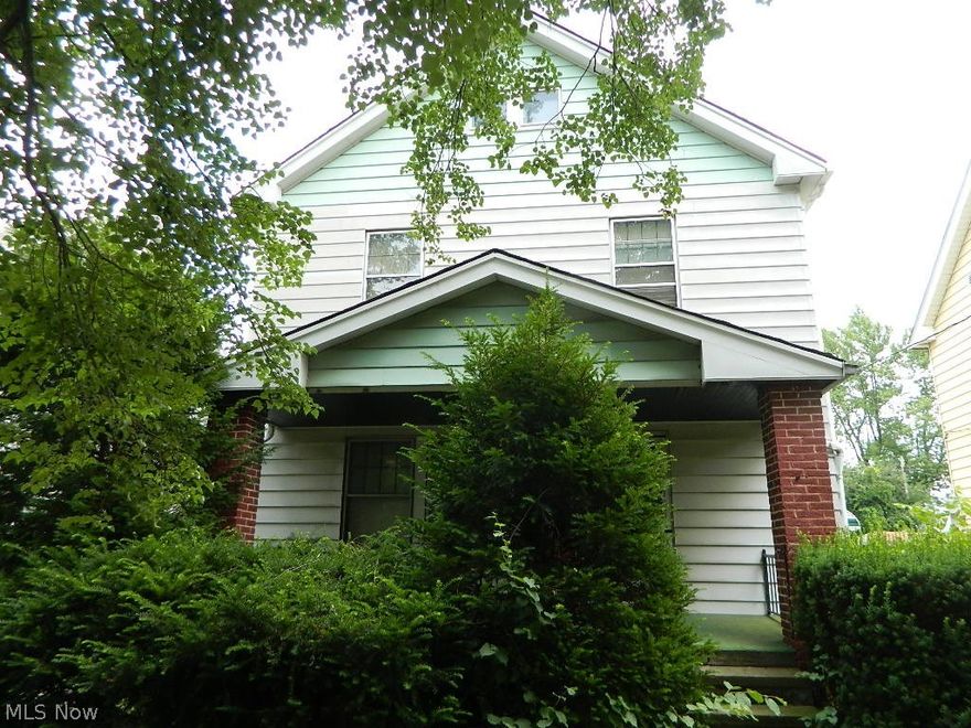 Great opportunity!  Three bedroom colonial with enclosed rear porch. Decorative fireplace in living room. Formal dining room. Half bath on first floor with full bath on second floor.  Move in and make this your home. All information approximate. All properties sold “As-Is” without any guarantee or warranty by seller.  Pre-approval or proof of funds must be presented with offers.  Buyer to assume any and all expenses for inspections, buyer’s agent must accompany all inspectors.