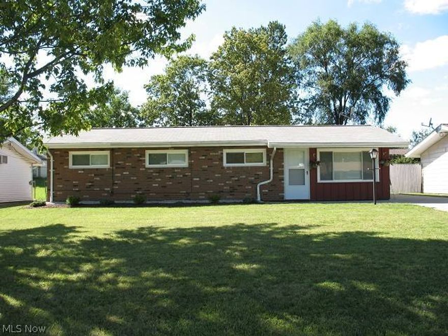 REDUCED PRICE! Northfield Village - BEAUTIFUL brick façade ranch. Enjoy the beauty of real brick with this 4-2-2 near the new casino and in a fantastic school district! Late 2009 new driveway / concrete and home drainage with lifetime of house warranty. Newer windows, new flooring throughout most, Kenmore glass top stove, Whirlpool dishwasher, Kenmore fridge. ADDITIONAL PROPERTY DETAILS: New driveway / cement (late 2009) New drainage w/ lifetime warranty (late 2009) Newer windows (2004) New flooring in all rooms except 3 bedrooms with excellent carpet (2013) New paint throughout 2 car garage Glass top stove - excellent condition Dishwasher - excellent condition Fridge - excellent condition Newer roof (2004) Garbage disposal Ceiling fan in living room Kenmore countertop water filter.