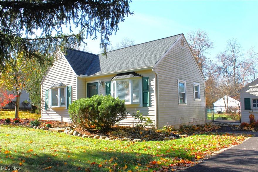 Welcome to the updated 2 bedroom 1 bathroom Ranch situated on .52 acres, located in beautiful Brunswick! Several big-ticket items completed throughout including: Roof 2019, gutters 2019, furnace 2020, central air 2020, driveway 2023, windows 2020, flooring 2021. As you enter the living room, notice the beautiful hardwood floors and bay window that allows a ton of natural lighting. Nicely updated eat-in kitchen comes complete with newer refrigerator and stove. Convenient laundry room comes complete with washer and dryer, utility sink, coat closet and separate entrance that leads to the back yard and concrete patio. Spacious master bedroom has an awesome bay window, newer carpeting. Both bedrooms have carpeting with hardwood flooring underneath. Updated full bath (2019) with vinyl flooring, tile backsplash, vaulted ceilings and skylight. One-car garage complete with workbench and electric outlets with a convenient attached carport which can be used for another car, storage, or used as a covered patio. Situated on over 1/2 acre with a firepit and room for endless possibilities such as an addition, pool, playset, garden, the list goes on!! The back yard is fully fenced with 2 gate entrances for privacy, pets, or entertainment! Close proximity to all major highways, schools, recreation center, library, golf, parks, shopping, medical, Brunswick Lake with walking trails, fishing and much more!